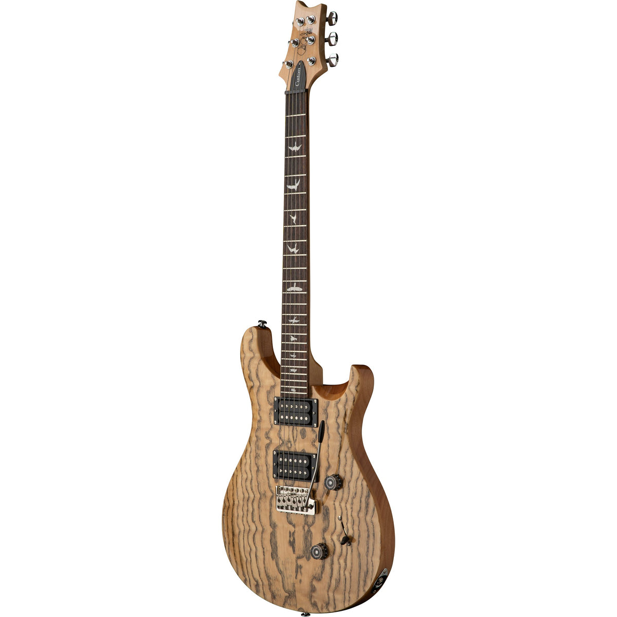 PRS SE Exotic Custom 24 Electric Guitar - Swamp Ash Burl - Natural - View 4 | MusicMarket