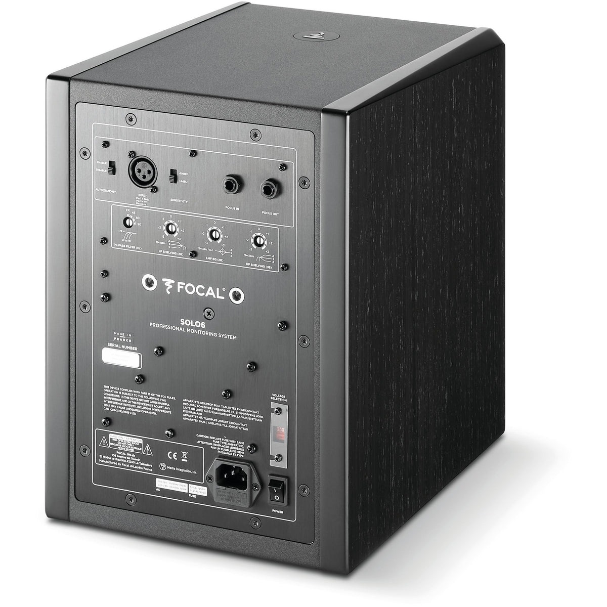Focal Solo6 ST6 Studio Monitor - Black Finish - View 2 | MusicMarket