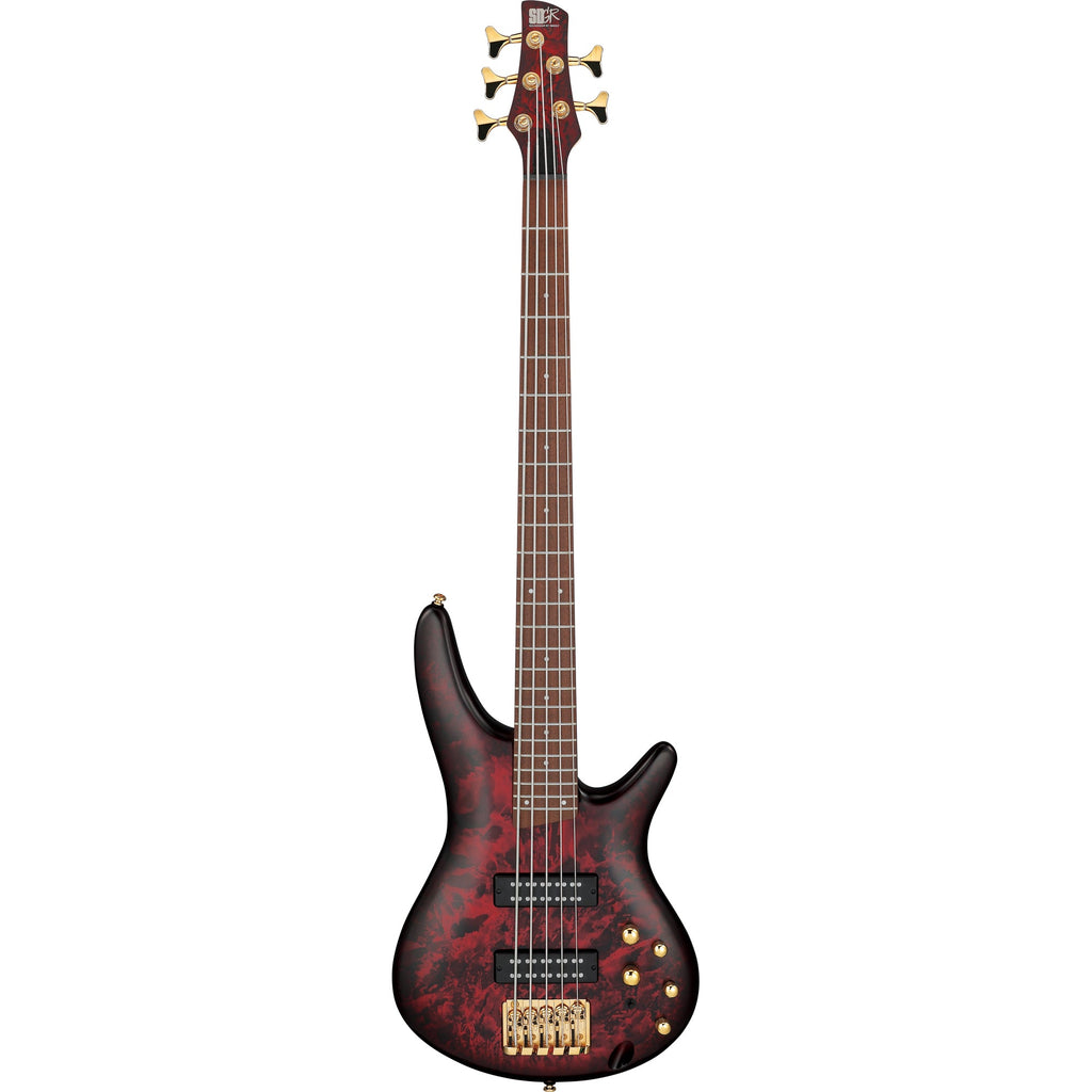 Ibanez SR305EDX SR Standard 5-String Electric Bass - Wine Red Frozen Matte - View 2 | MusicMarket