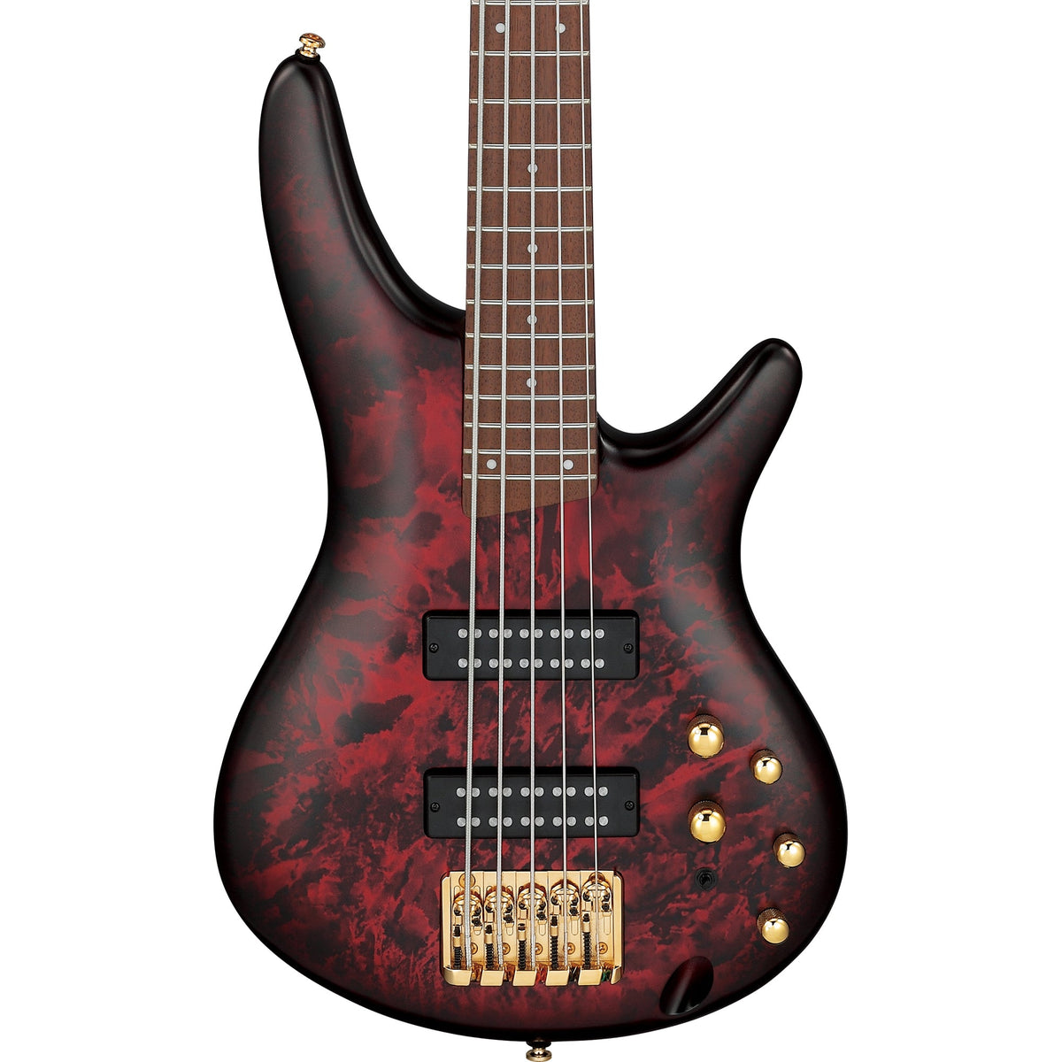 Ibanez SR305EDX SR Standard 5-String Electric Bass - Wine Red Frozen Matte - MusicMarket