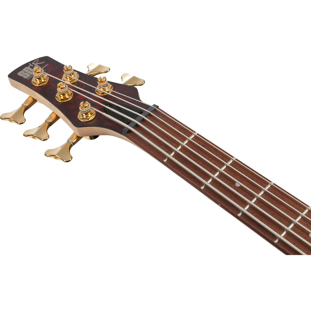 Ibanez SR305EDX SR Standard 5-String Electric Bass - Wine Red Frozen Matte - View 5 | MusicMarket