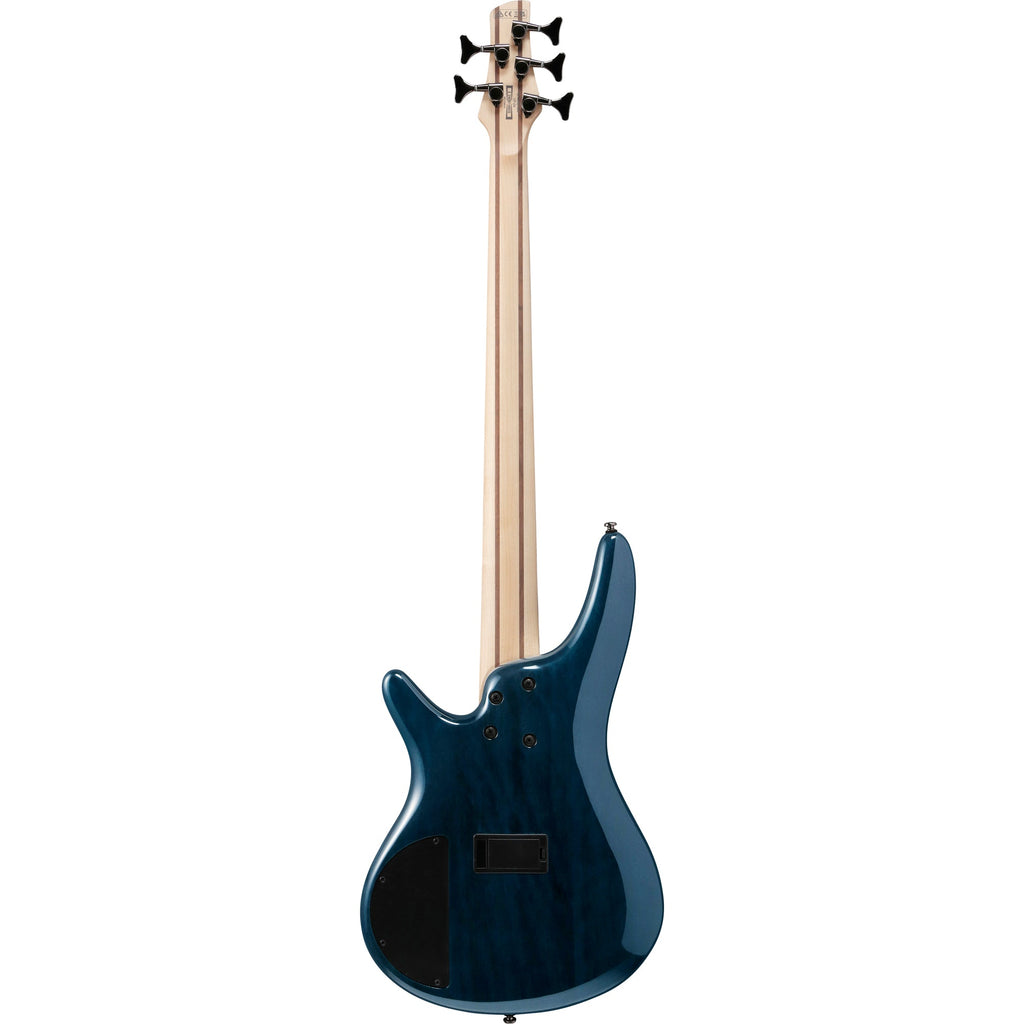 Ibanez SR Standard 5-String Electric Bass - Stained Cosmic Blue Starburst - View 3 | MusicMarket
