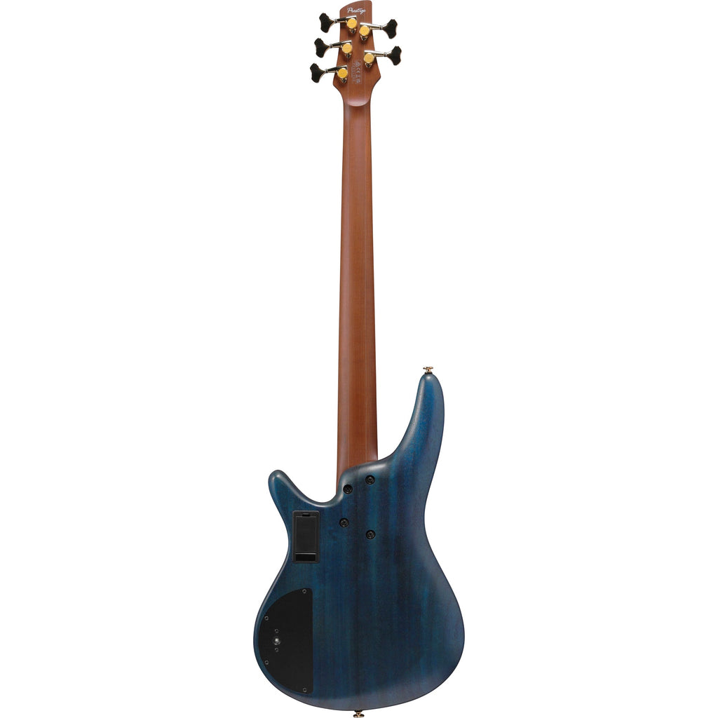 Ibanez SR6605 SR Prestige 5-String Electric Bass - Ghost Fleet Blue Burst - View 3 | MusicMarket