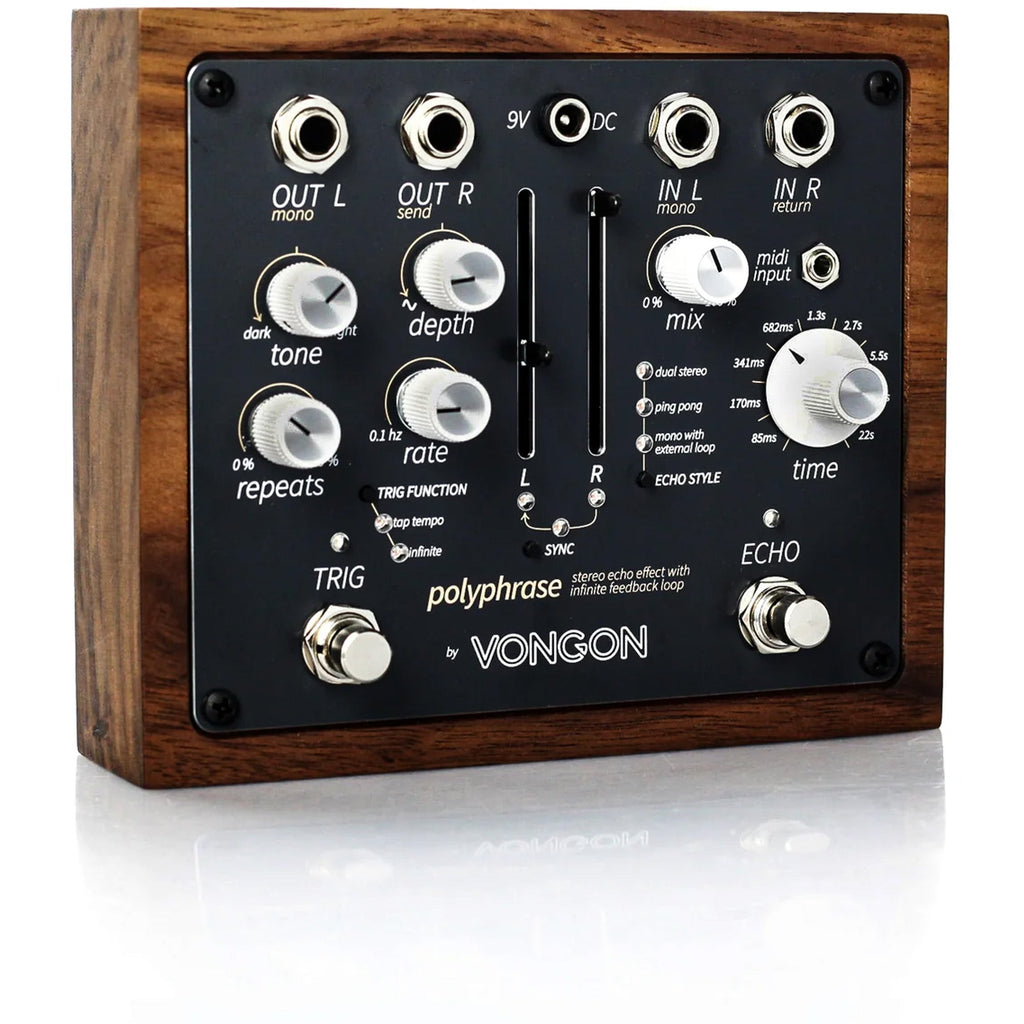 Vongon Polyphrase - Stereo Echo Effect with Infinite Feedback Loop - View 3 | MusicMarket