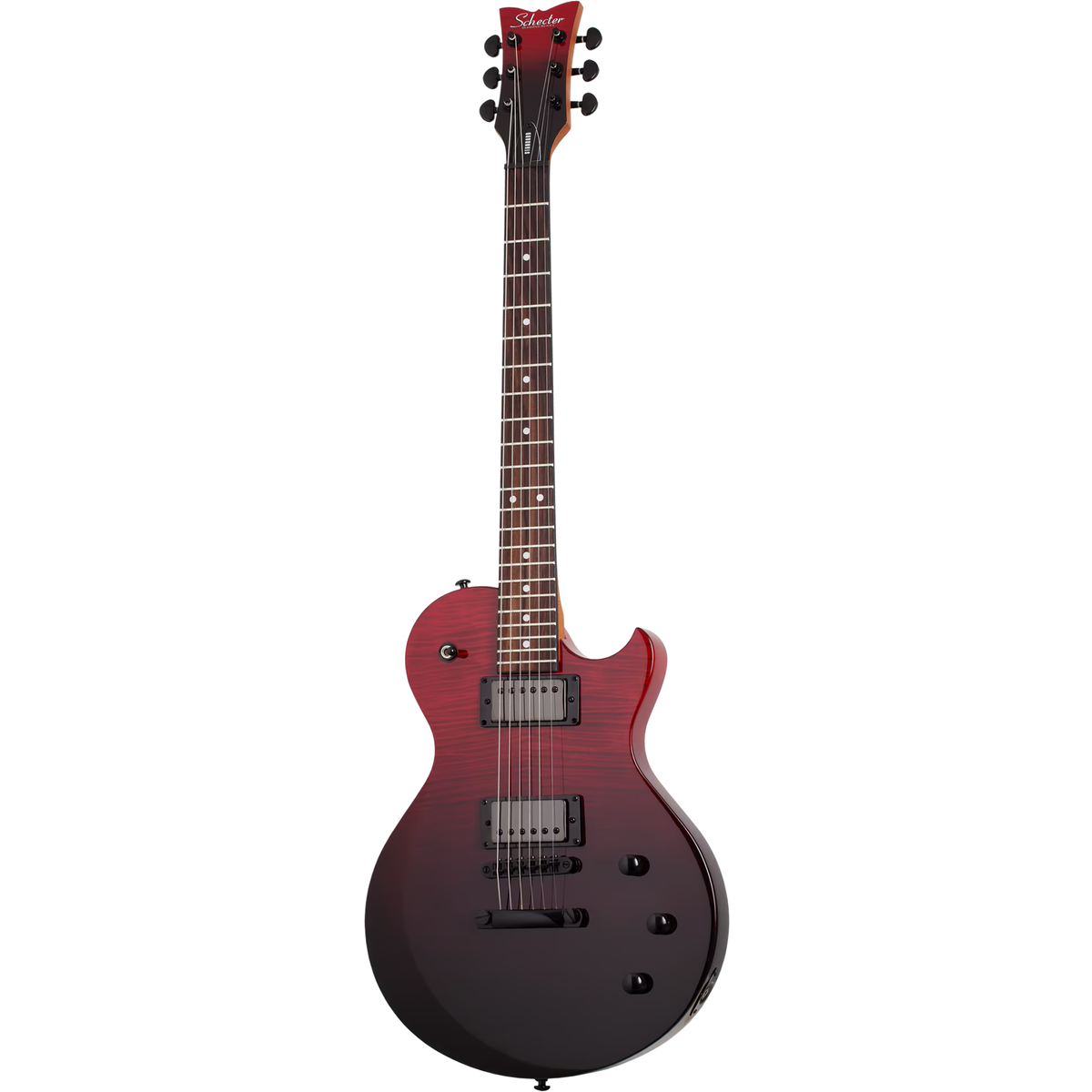 Schecter Solo-II Standard Electric Guitar - Blood Burst - View 2 | MusicMarket