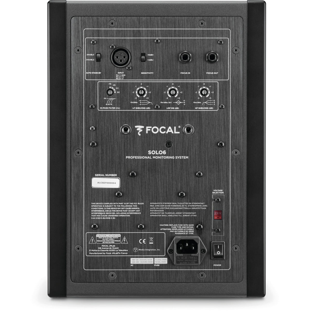 Focal Solo6 ST6 Studio Monitor - Black Finish - View 3 | MusicMarket