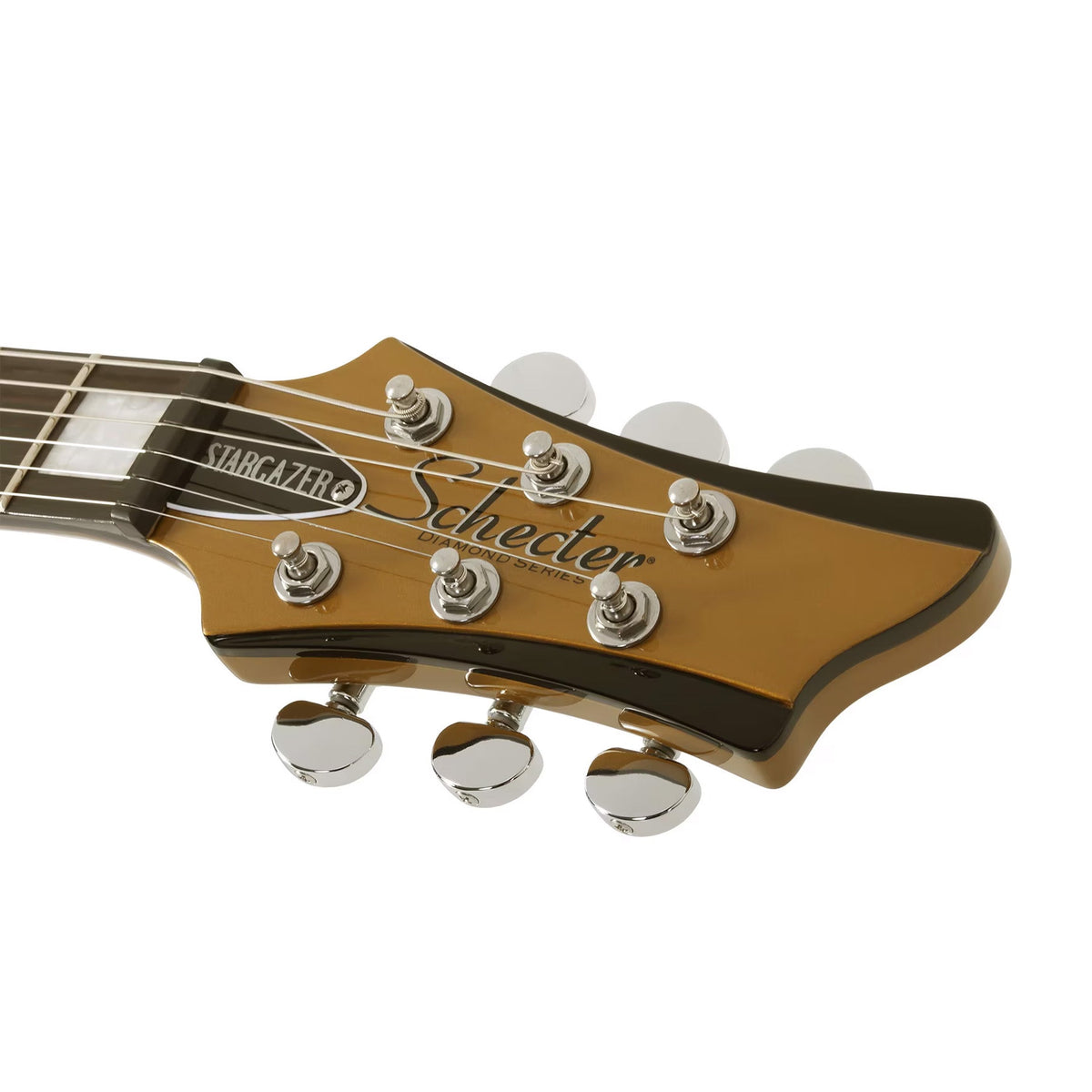 Schecter Stargazer 6 Vibrato Electric Guitar - Metallic Gold - View 4 | MusicMarket