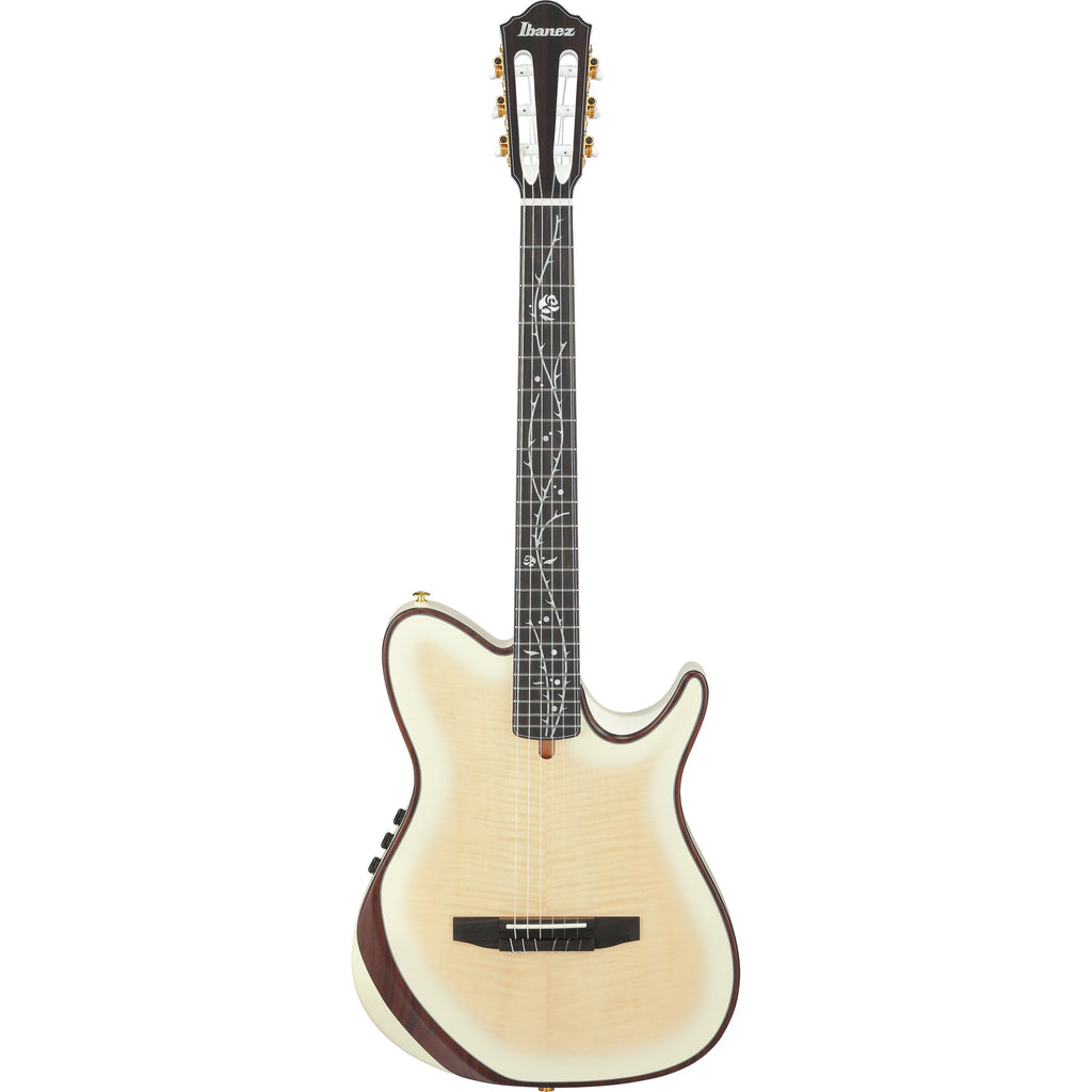 Ibanez TOD100FMN Tim Henson Acoustic Electric Guitar - Toasted Marshmallow Matte - View 2 | MusicMarket