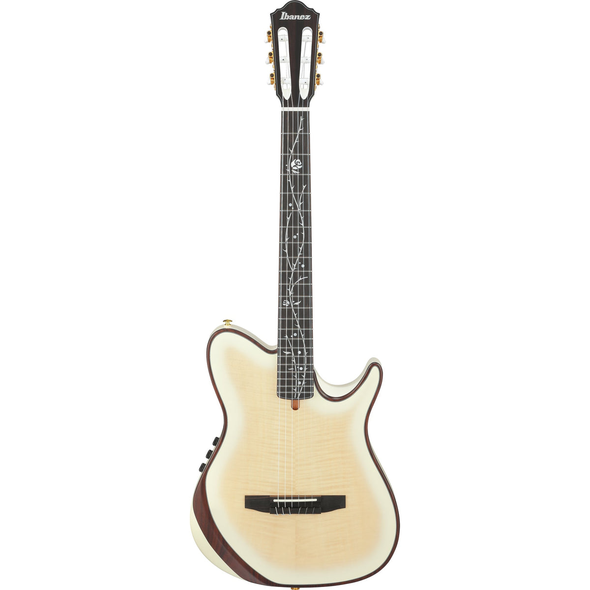 Ibanez TOD100FMN Tim Henson Acoustic Electric Guitar - Toasted Marshmallow Matte - View 2 | MusicMarket