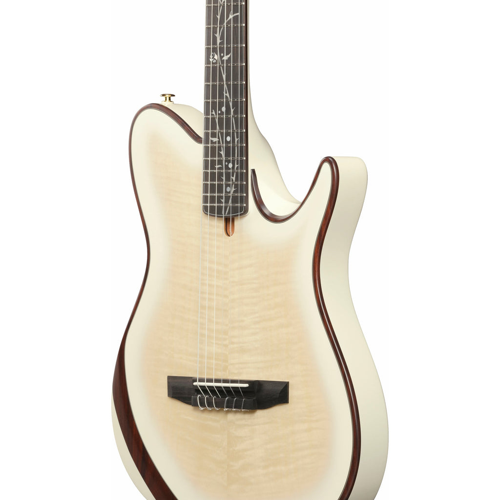 Ibanez TOD100FMN Tim Henson Acoustic Electric Guitar - Toasted Marshmallow Matte - View 5 | MusicMarket
