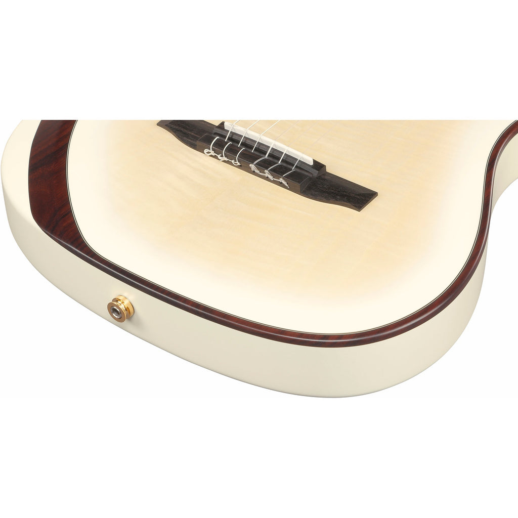 Ibanez TOD100FMN Tim Henson Acoustic Electric Guitar - Toasted Marshmallow Matte - View 10 | MusicMarket