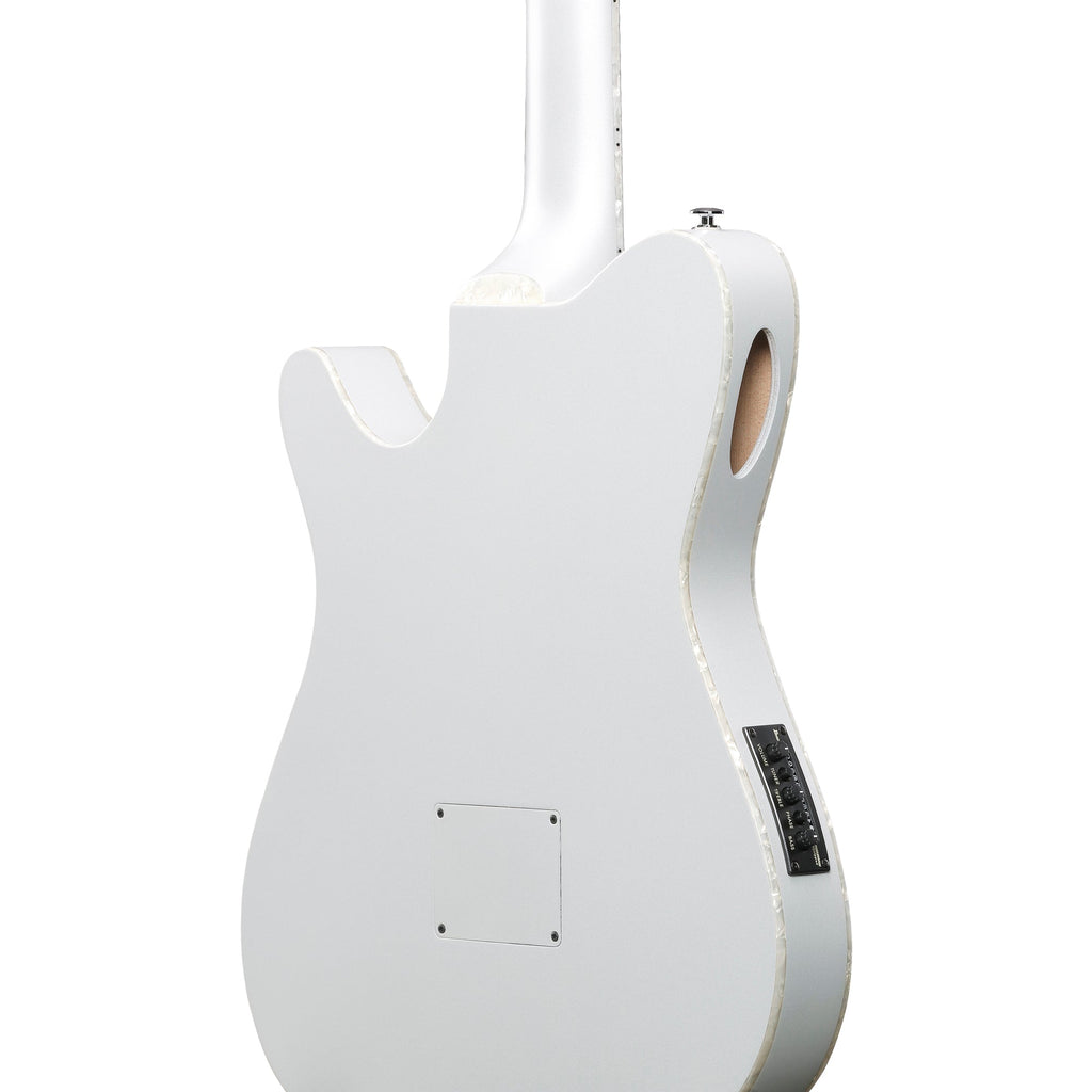 Ibanez TOD10N Tim Henson Acoustic Electric Guitar - Silver Metallic Flat - View 6 | MusicMarket