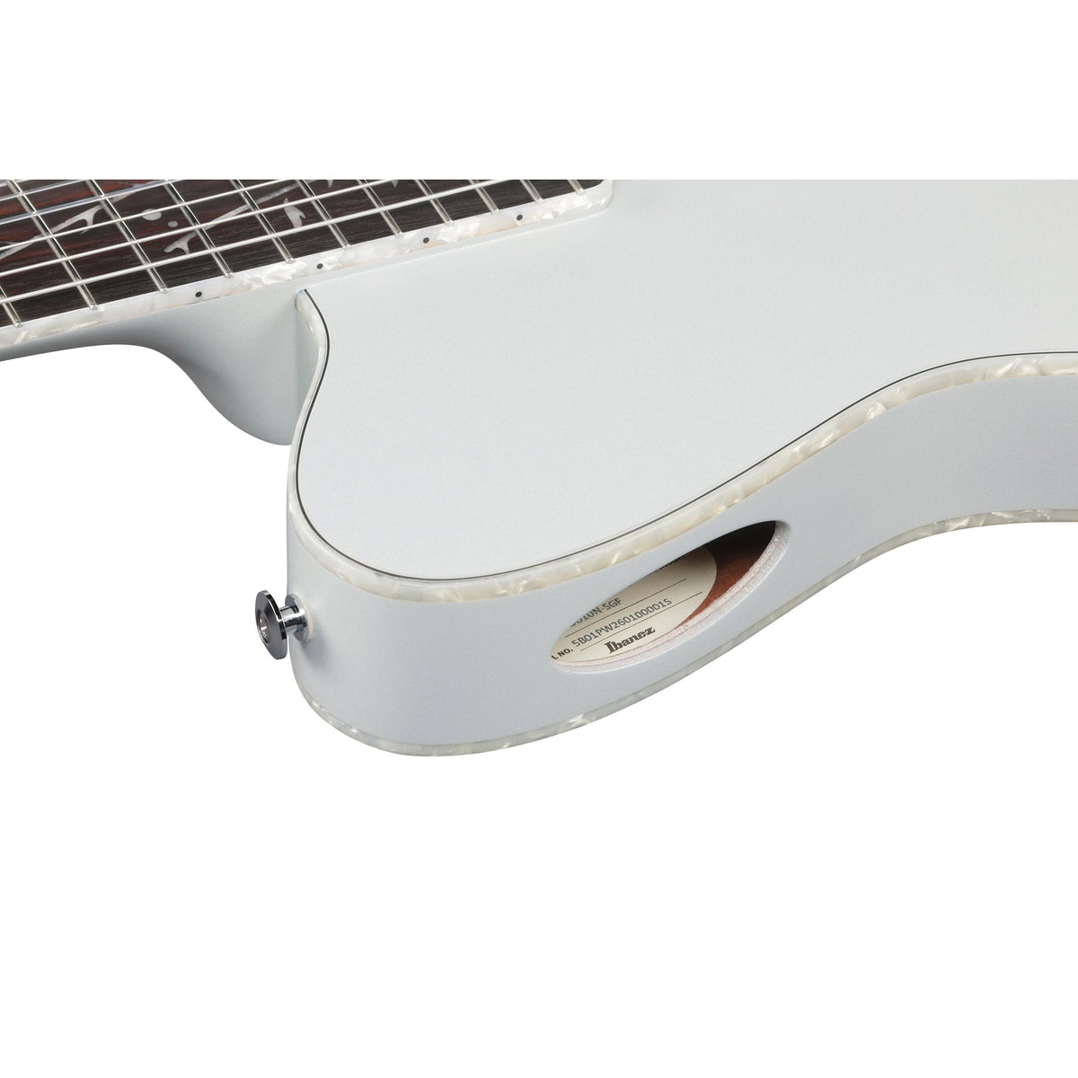 Ibanez TOD10N Tim Henson Acoustic Electric Guitar - Silver Metallic Flat - View 11 | MusicMarket