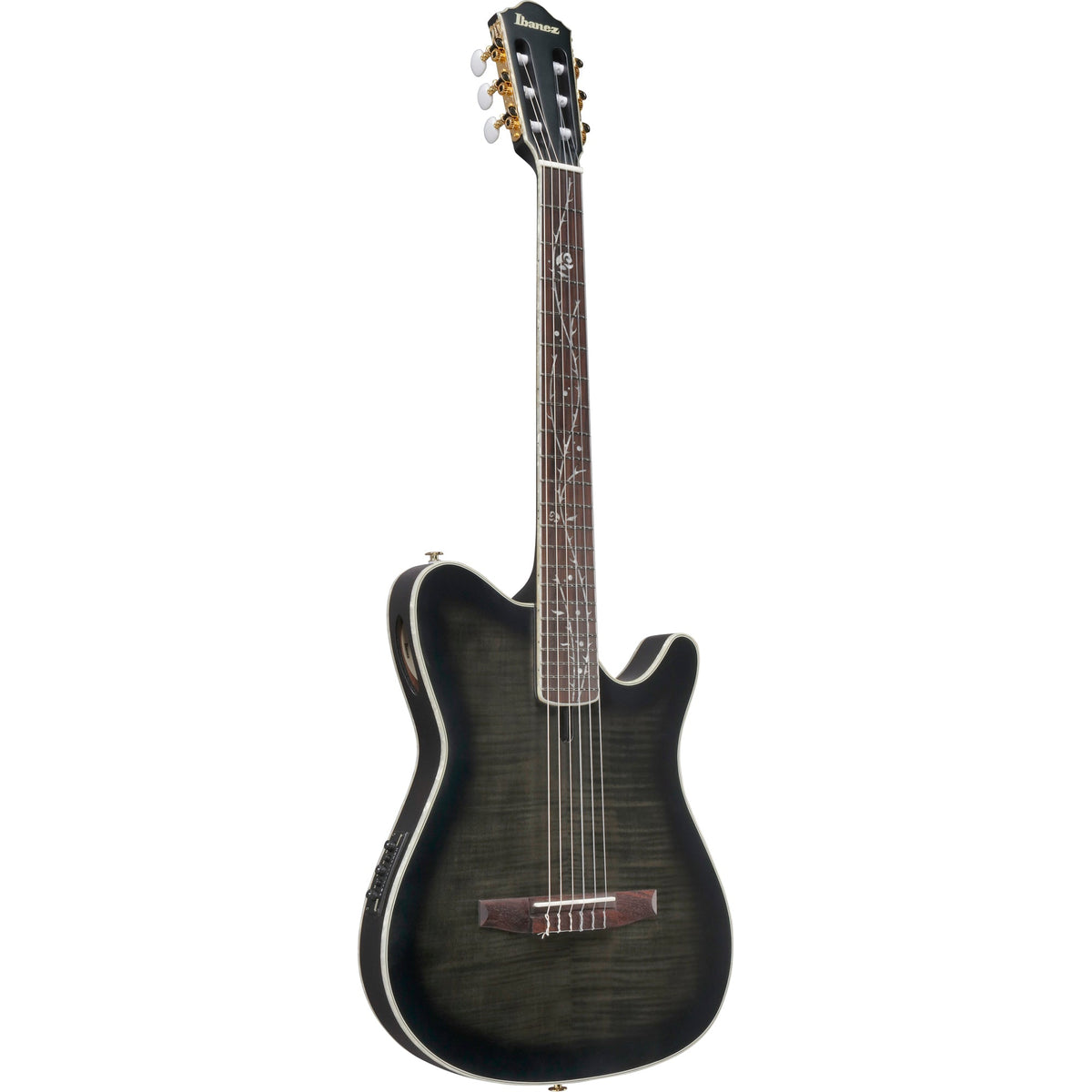 Ibanez TOD20FMN Tim Henson Acoustic Electric Guitar - Black Burst Fade - View 4 | MusicMarket