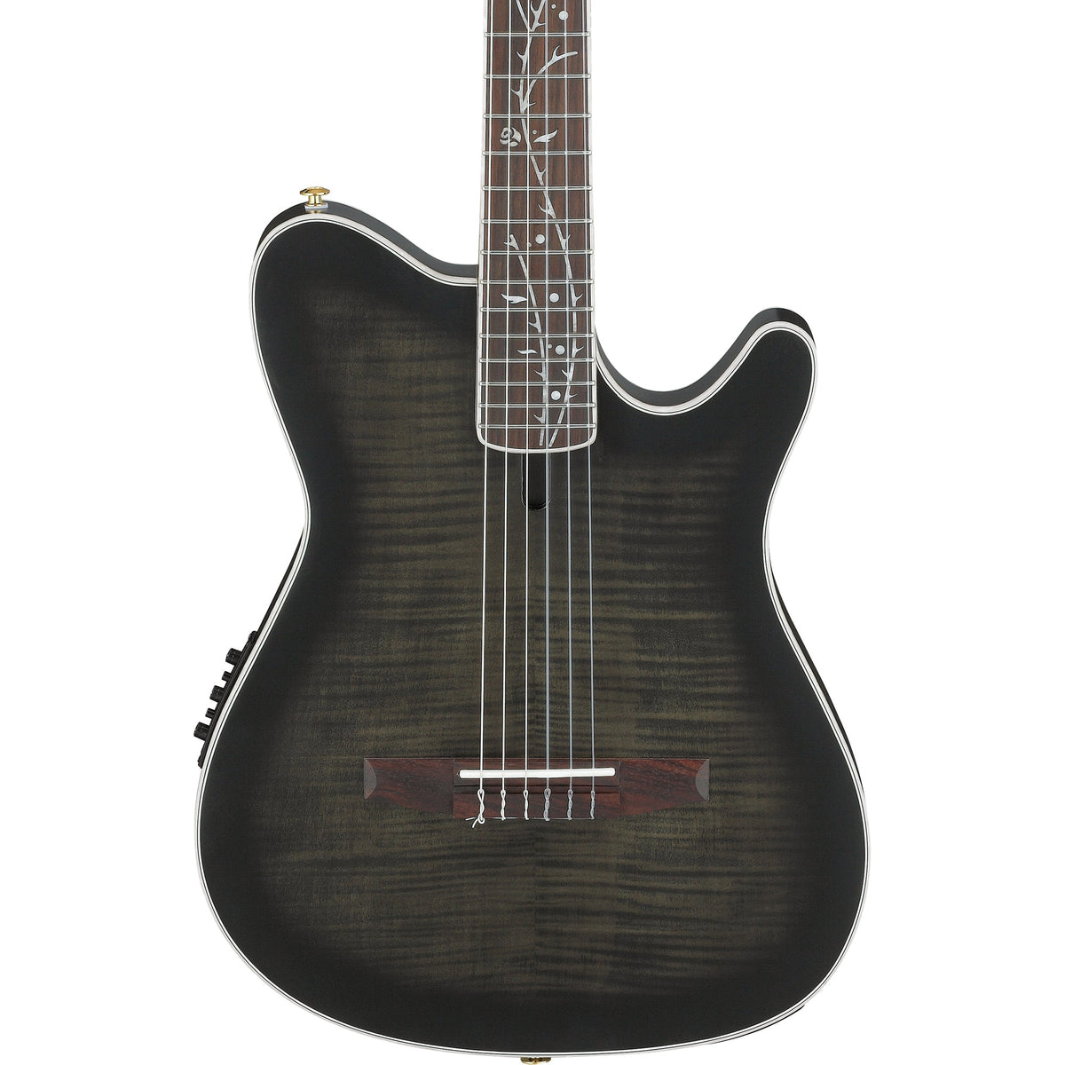 Ibanez TOD20FMN Tim Henson Acoustic Electric Guitar - Black Burst Fade - MusicMarket