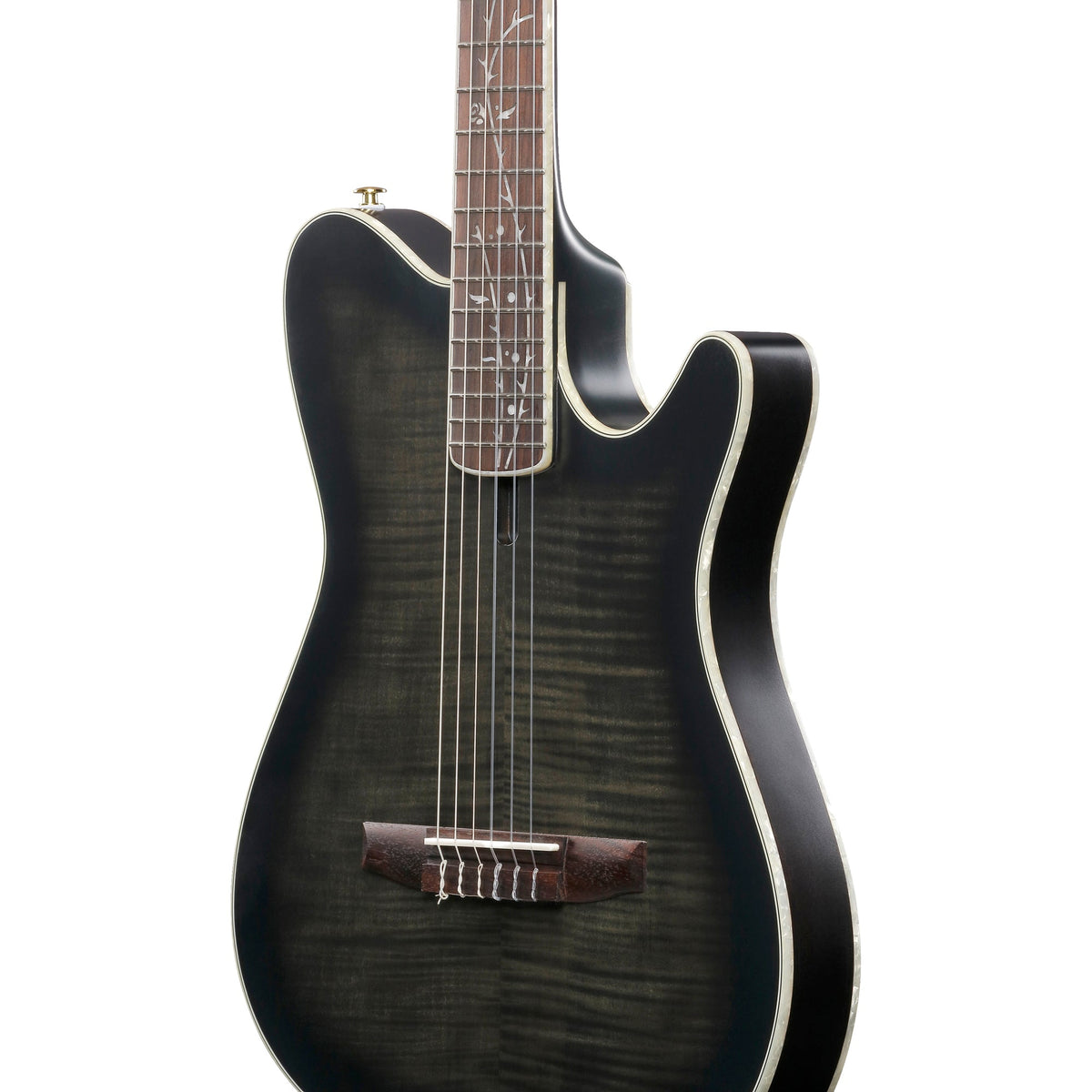 Ibanez TOD20FMN Tim Henson Acoustic Electric Guitar - Black Burst Fade - View 6 | MusicMarket