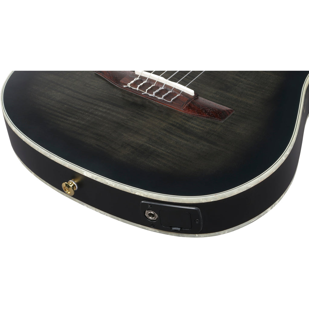Ibanez TOD20FMN Tim Henson Acoustic Electric Guitar - Black Burst Fade - View 11 | MusicMarket
