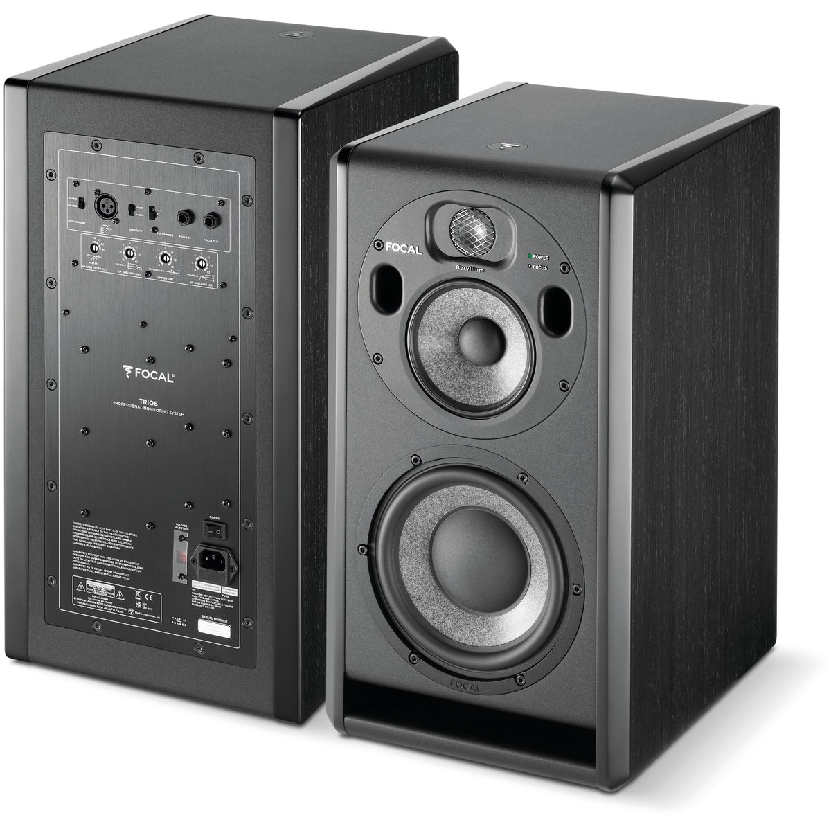 Focal Trio6 ST6 Studio Monitor - Black Finish - View 3 | MusicMarket