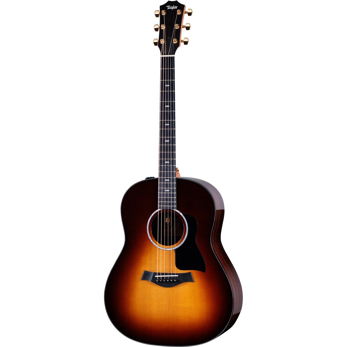 Taylor 217e SB Plus LTD 50th Anniversary Acoustic Electric Guitar, Tobacco Sunburst - View 2 | MusicMarket