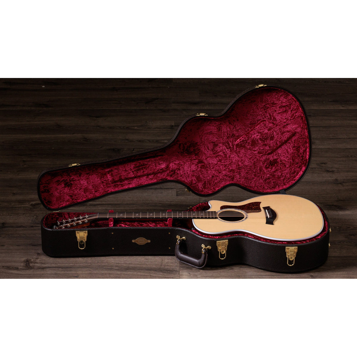 Taylor 454ce 12-String Grand Auditorium Acoustic Electric Guitar - Natural - View 7 | MusicMarket