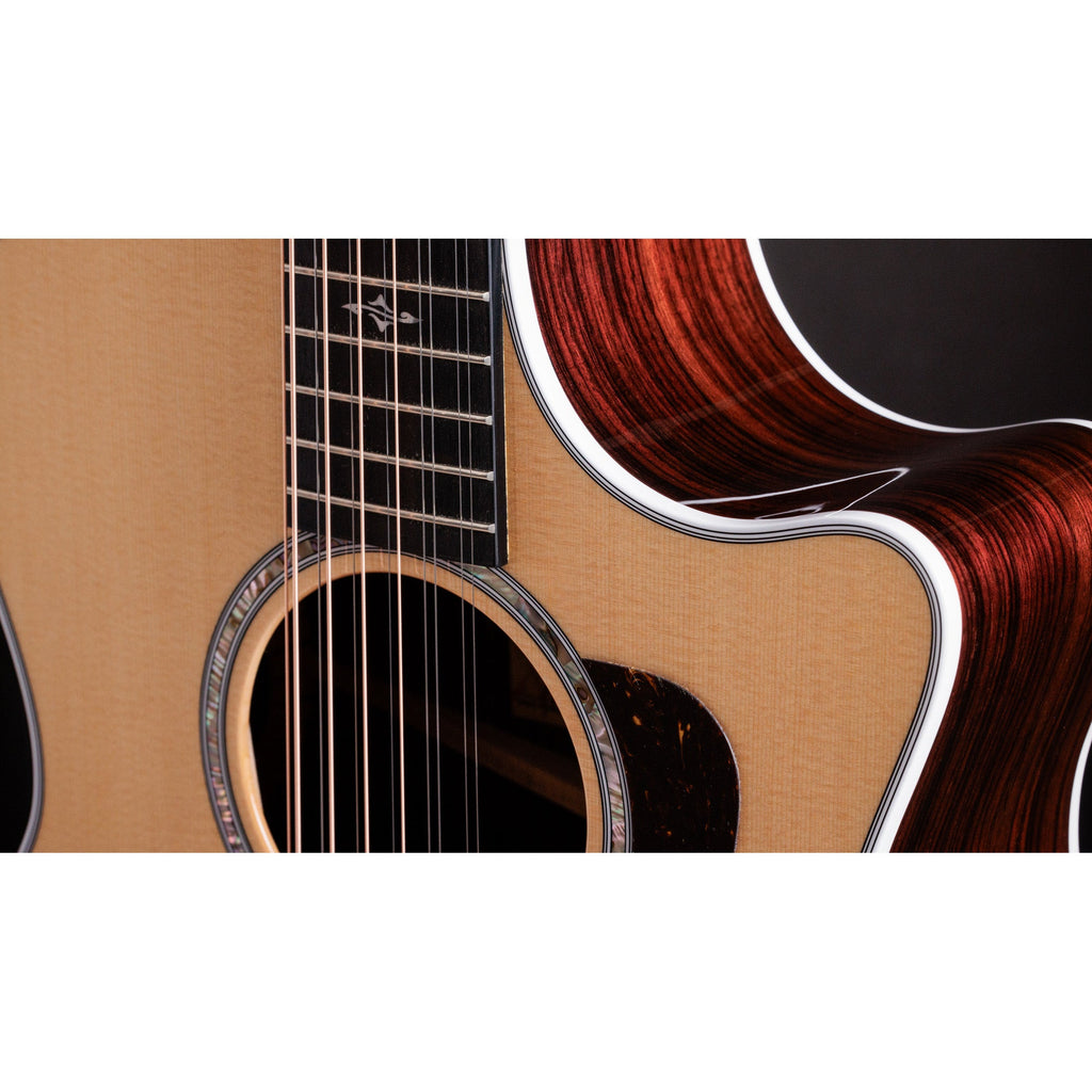 Taylor 454ce 12-String Grand Auditorium Acoustic Electric Guitar - Natural - View 6 | MusicMarket