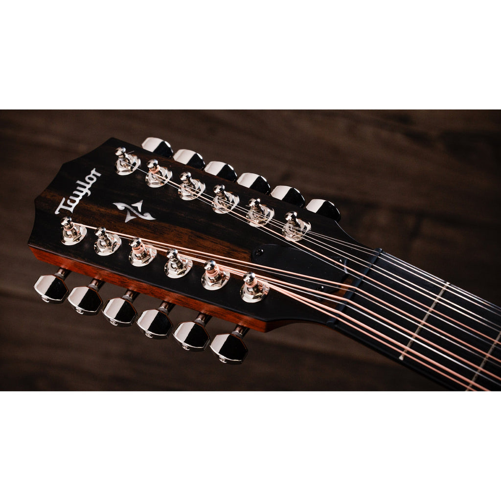 Taylor 454ce 12-String Grand Auditorium Acoustic Electric Guitar - Natural - View 4 | MusicMarket