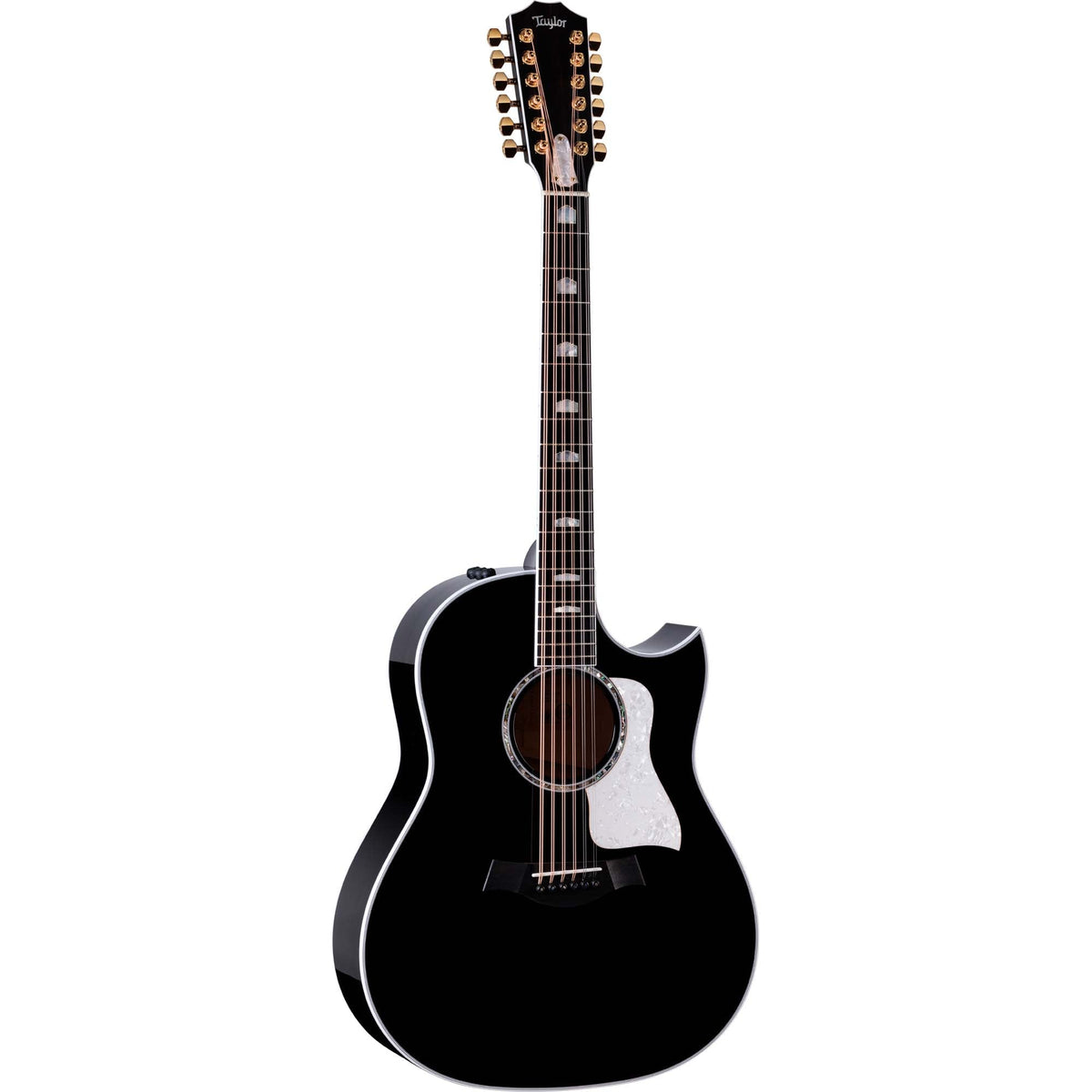 Taylor Somos 657ce 12-String Acoustic Electric Doce Doble - Black - View 4 | MusicMarket