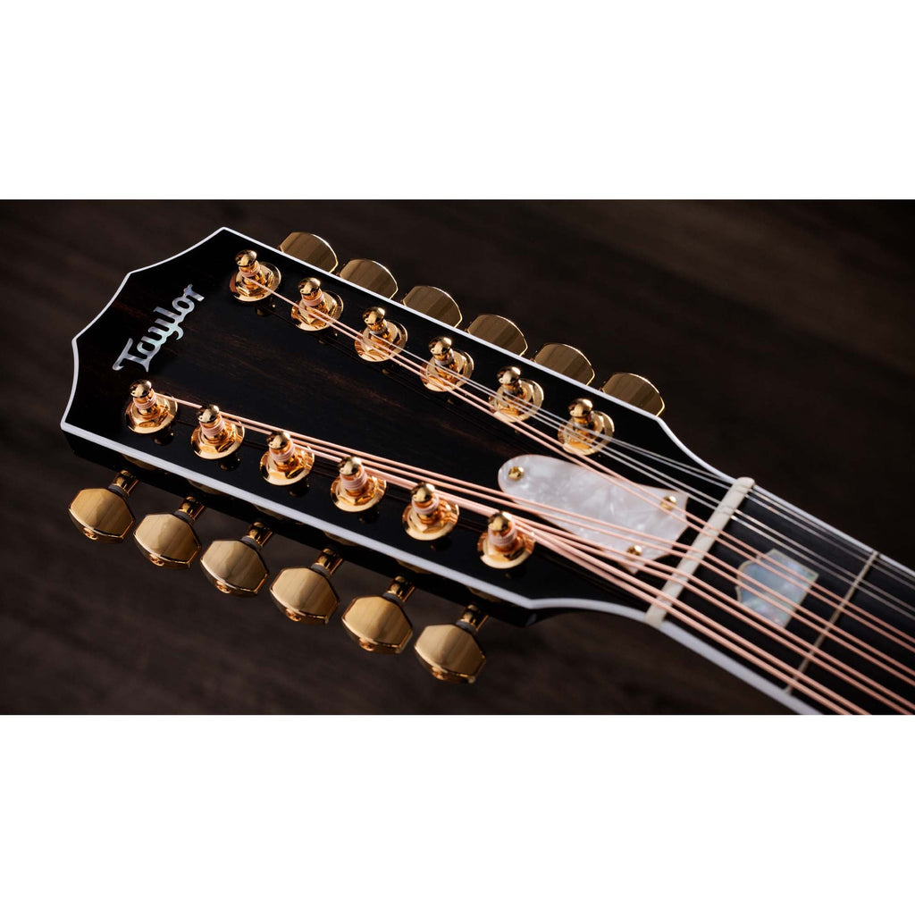 Taylor Somos 657ce 12-String Acoustic Electric Doce Doble - Black - View 6 | MusicMarket