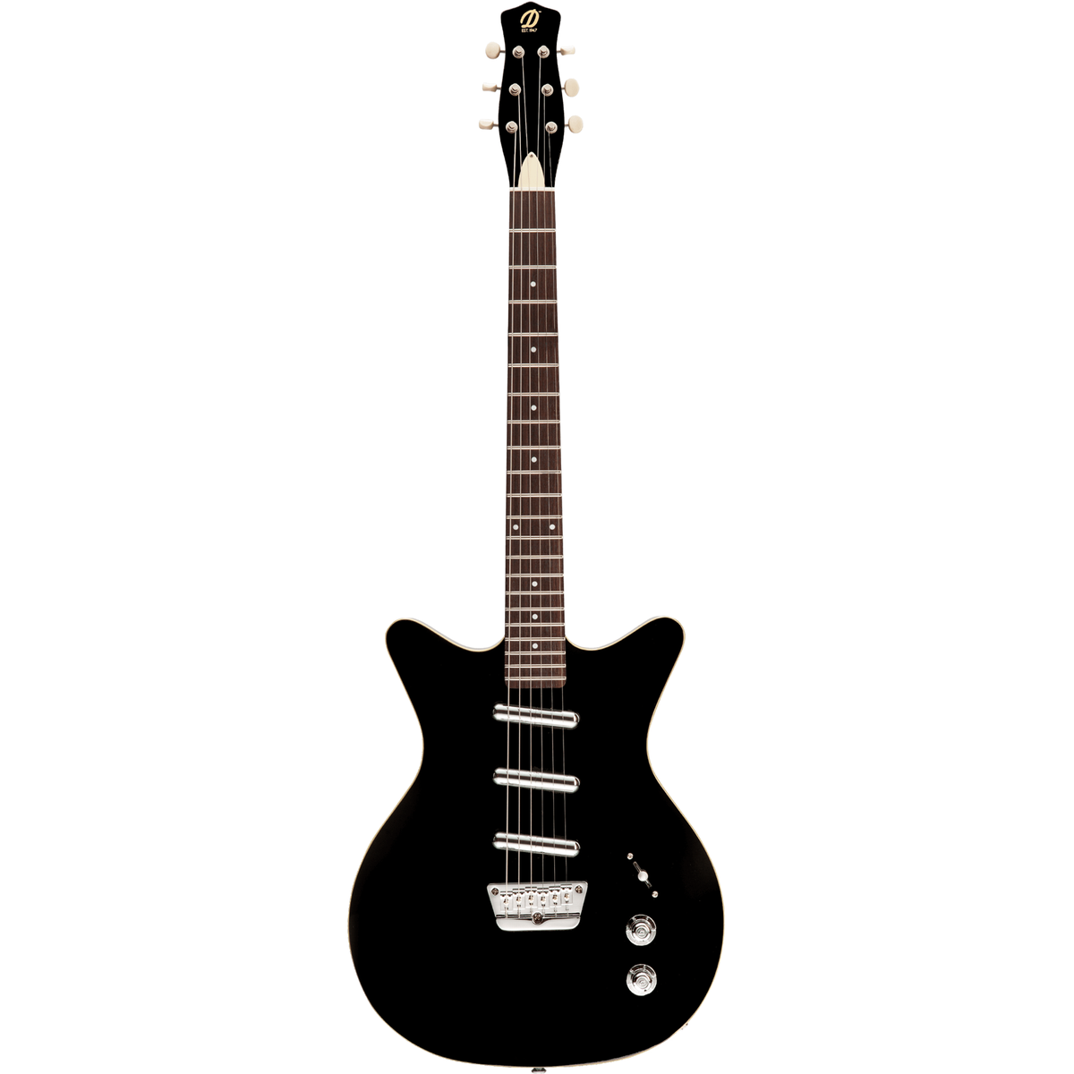 Danelectro '59 Triple Divine Electric Guitar - Dark Burgundy - View 2 | MusicMarket