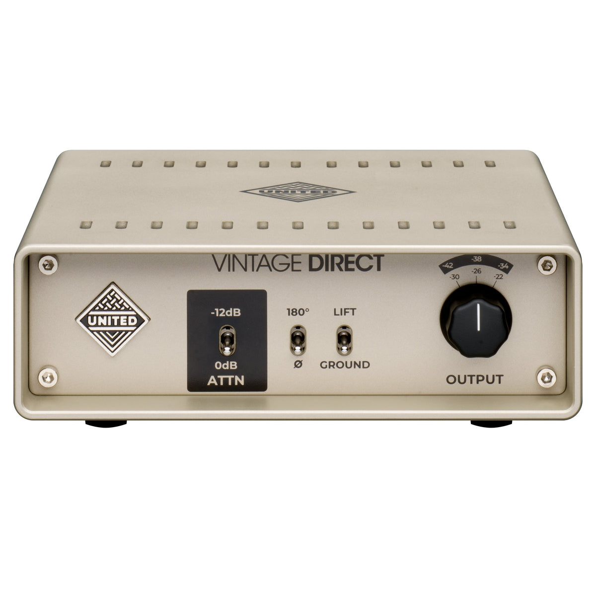 United Studio Technologies Vintage Direct - Vintage-Style Large-Transformer Direct Box - View 2 | MusicMarket