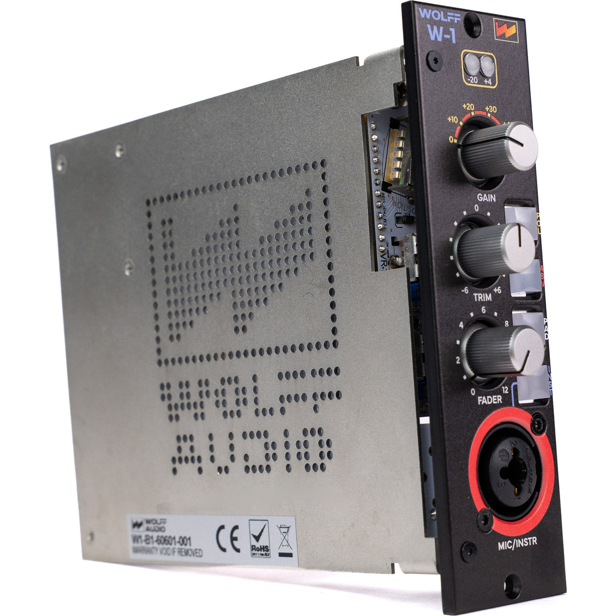 Wolff Audio W1 500 Series Microphone Preamp - View 3 | MusicMarket