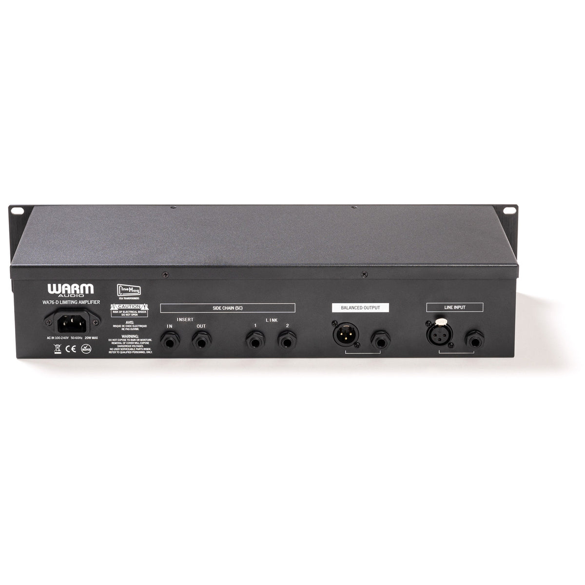 Warm Audio WA76-D Single Channel Clean Gain Discrete FET Compressor - View 2 | MusicMarket