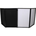 ProX XF-4X3048BMK3 4 Panel DJ Facade Black Panels - 4 Black & 4 White Scrims - MusicMarket
