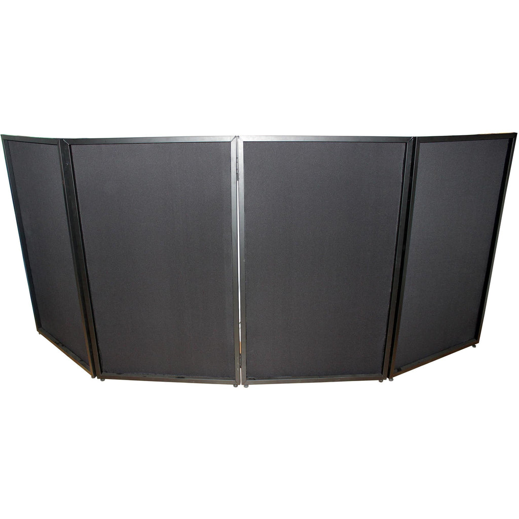 ProX XF-4X3048BMK3 4 Panel DJ Facade Black Panels - 4 Black & 4 White Scrims - View 9 | MusicMarket