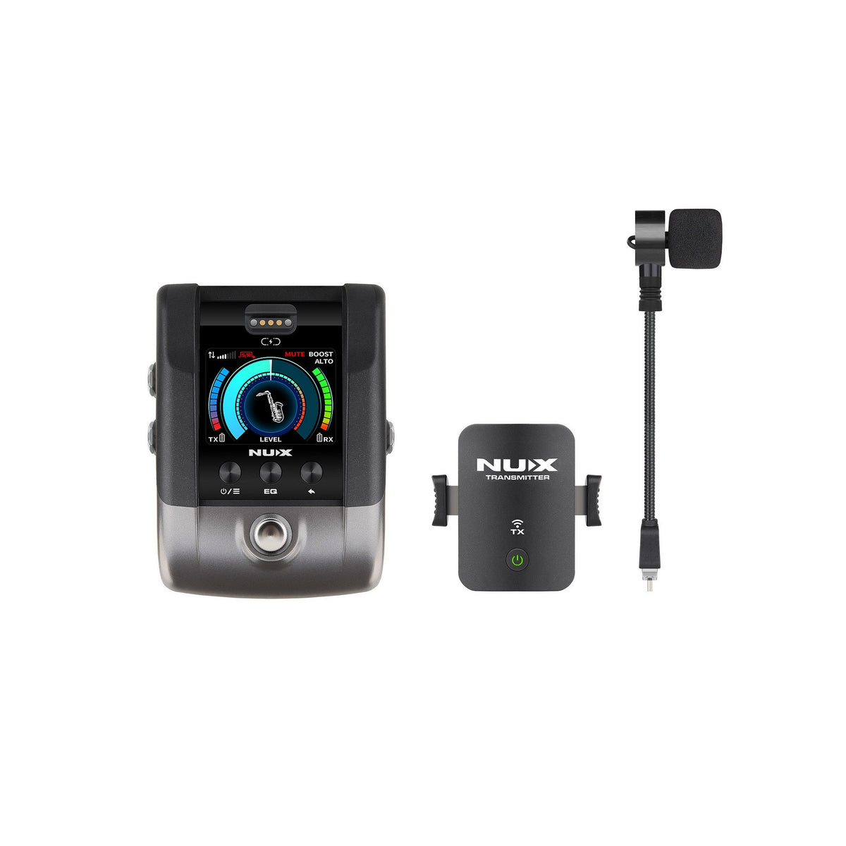 NUX B-6 Pro Wireless System for Brass/Wind Instruments - 2.4 GHz - MusicMarket