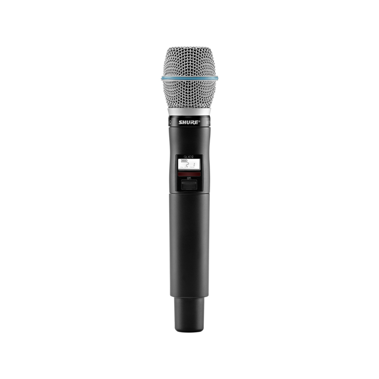 Shure QLXD2/B87A Wireless Handheld Transmitter - H50 Band - Mint, Open Box - MusicMarket