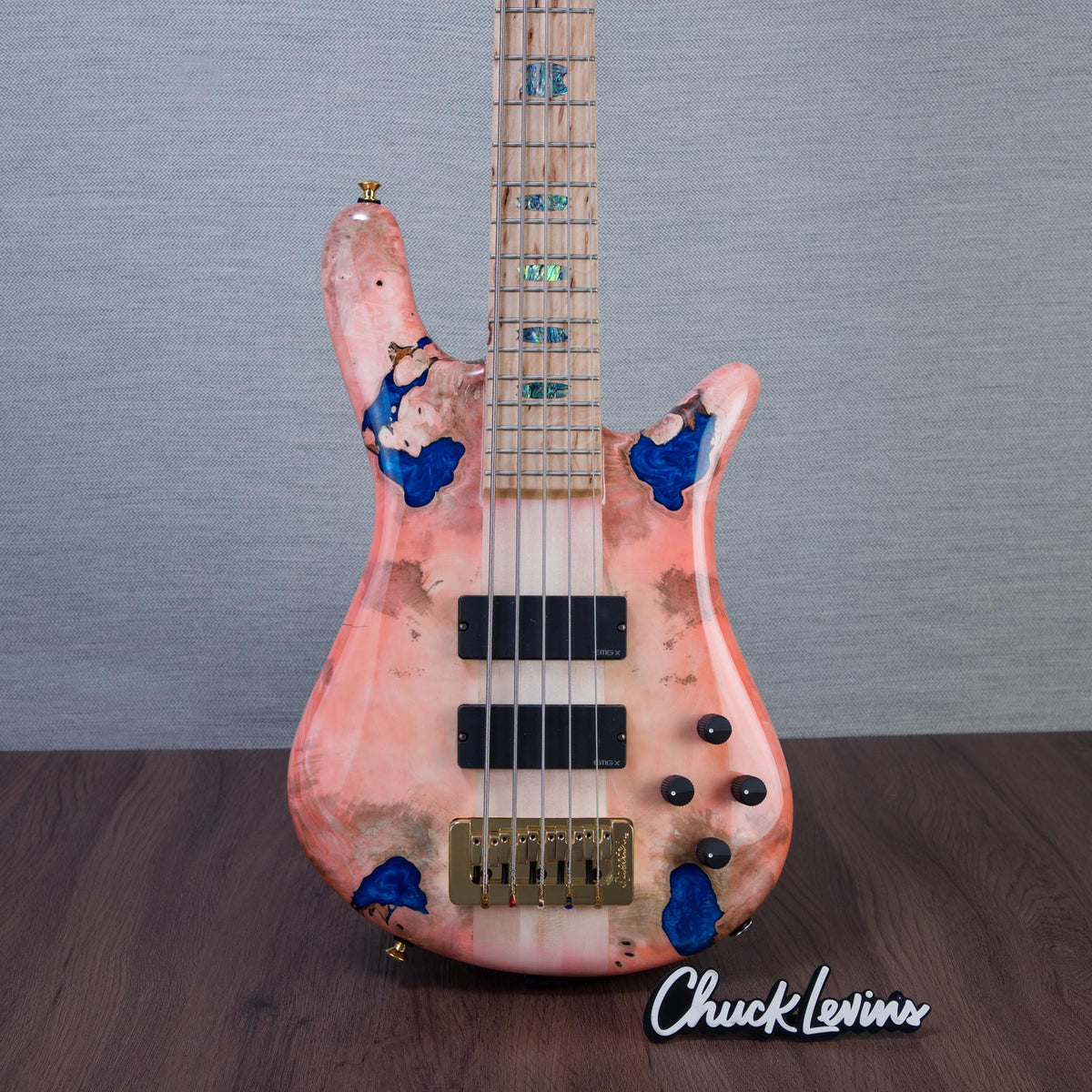 Spector USA Custom NS-5 5-String Electric Bass Guitar - Pinkish Hue - CHUCKSCLUSIVE - #2266 - MusicMarket