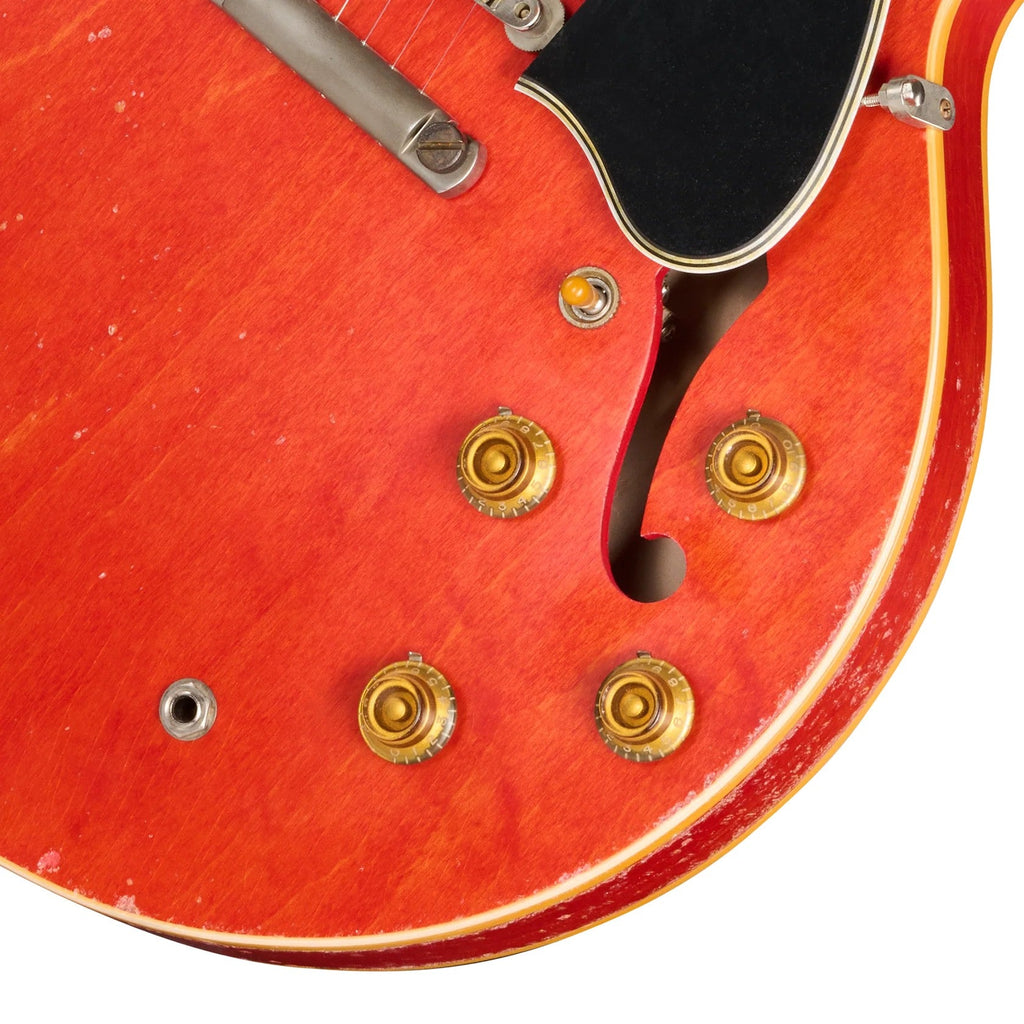 Gibson Custom Shop Murphy Lab 1958 ES-335 Heavy Aged Semi-Hollowbody Electric Guitar - Watermelon - View 9 | MusicMarket