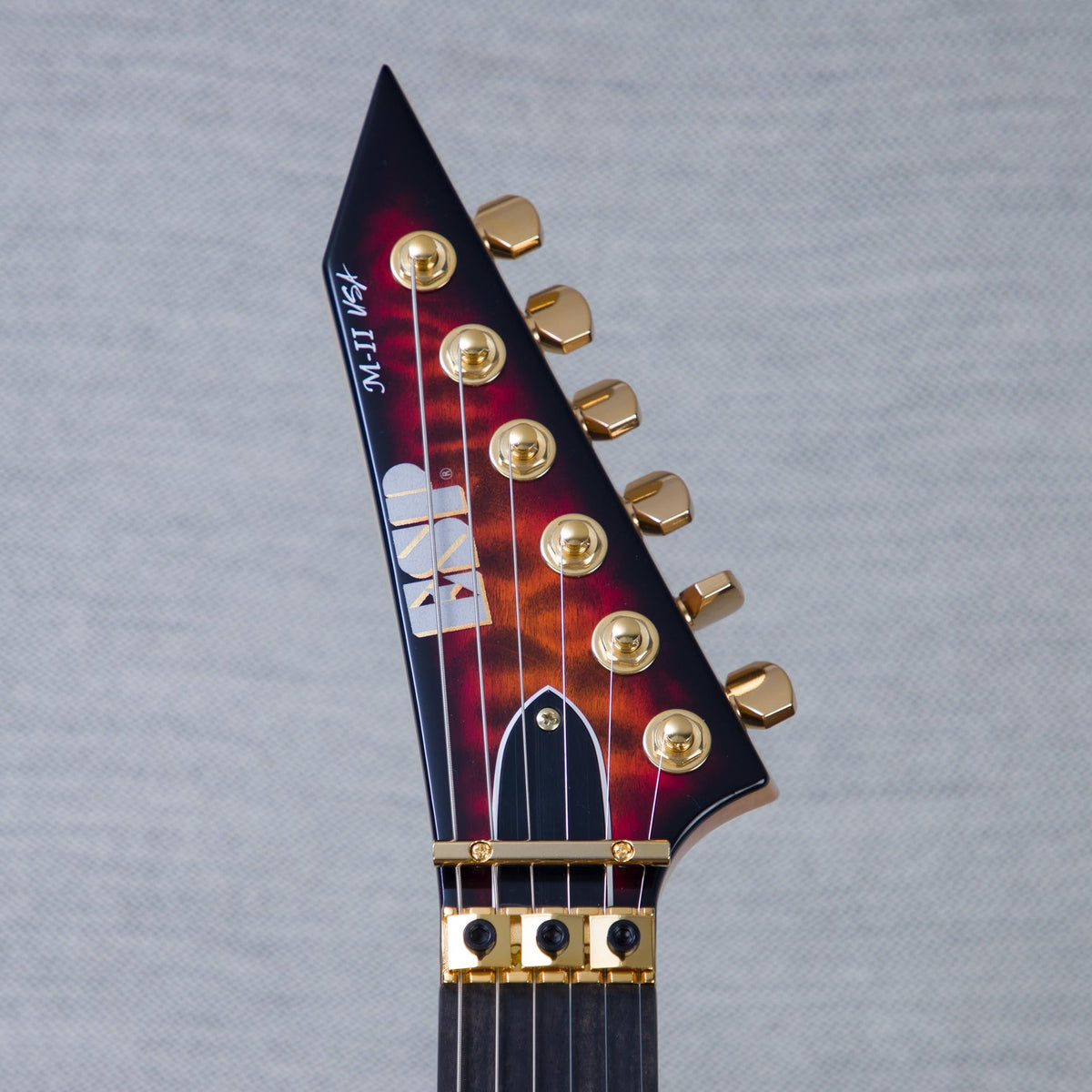 ESP USA M-II DX Electric Guitar - Tiger Eye Sunburst - #US26096 - View 3 | MusicMarket