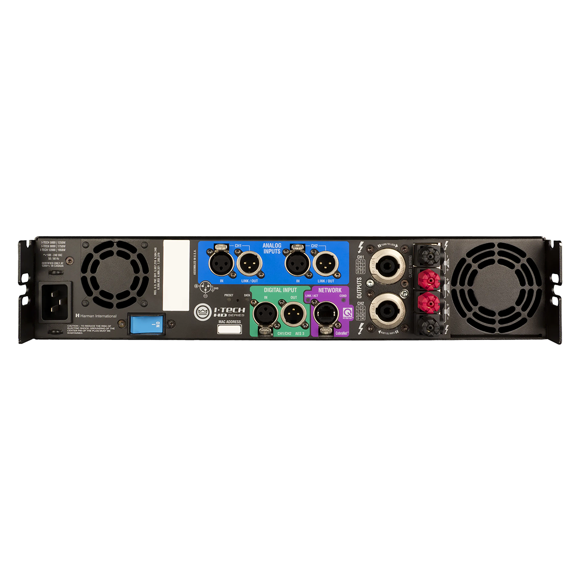 Crown Audio I-Tech 9000HD Two-channel 3500W Power Amplifier - View 2 | MusicMarket
