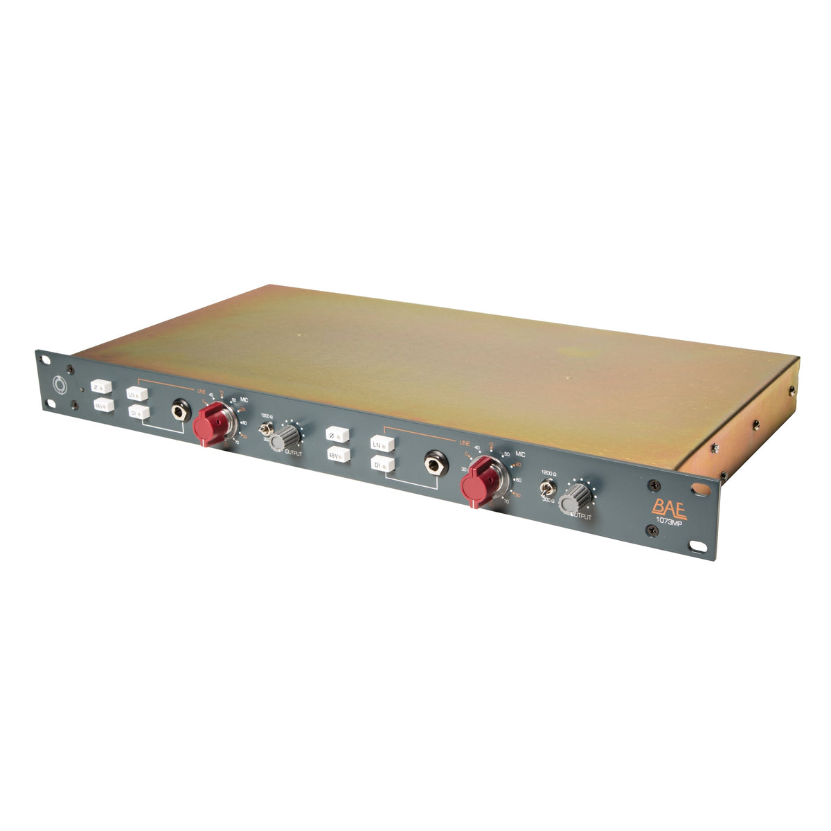 BAE 1073MP Dual-Channel Microphone Preamp with Power Supply - View 3 | MusicMarket