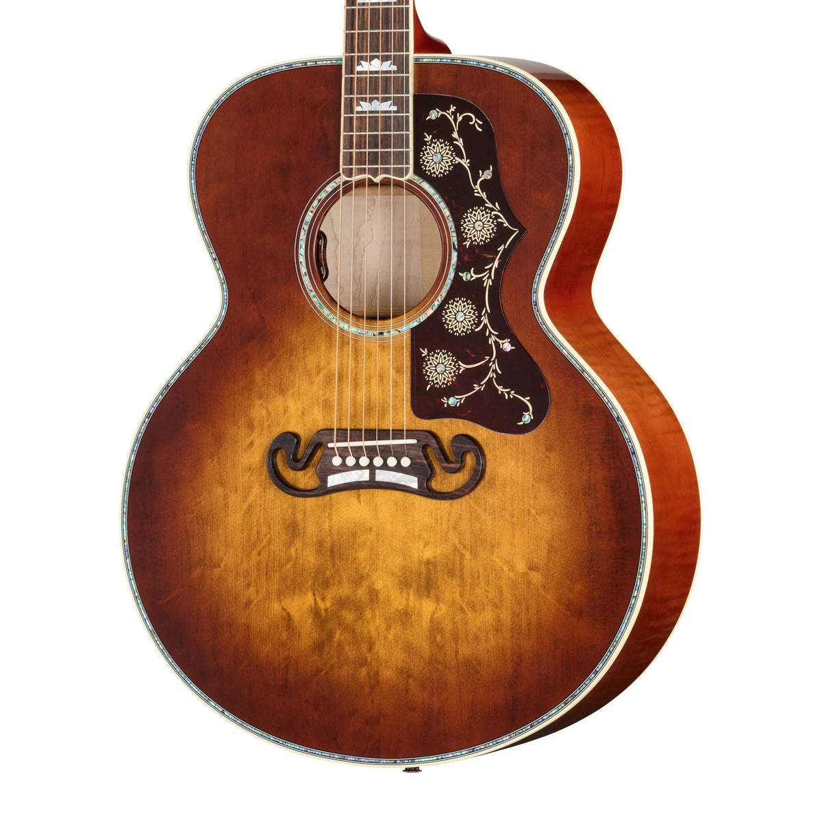 Gibson Limited Edition Custom Shop SJ-200 Anniversary Acoustic Electric Guitar - Cremona Burst - View 3 | MusicMarket