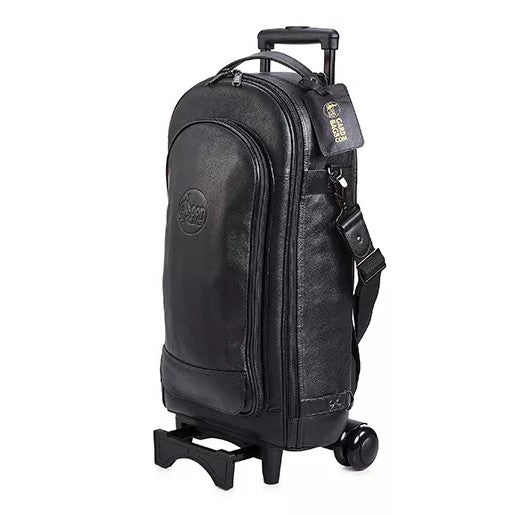 Gard 10-WBFLK Compact Triple Trumpet Wheelie Bag - Black Leather - View 3 | MusicMarket