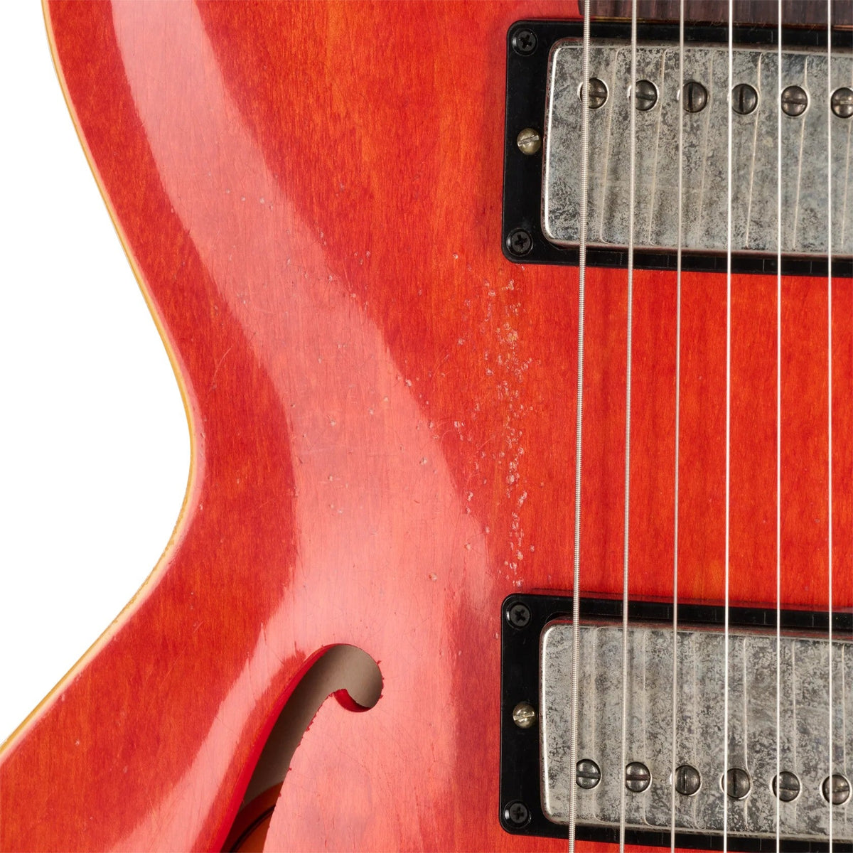 Gibson Custom Shop Murphy Lab 1958 ES-335 Heavy Aged Semi-Hollowbody Electric Guitar - Watermelon - View 12 |