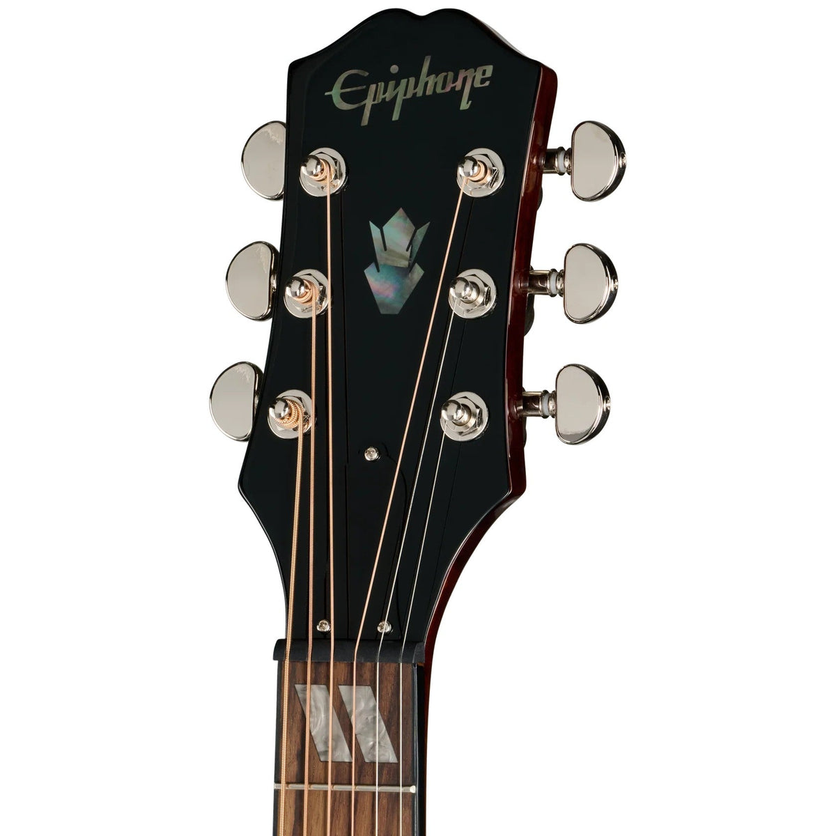 Epiphone Eric Church Hummingbird Dark Signature Acoustic Electric Guitar - Cobra Burst - View 8 | MusicMarket