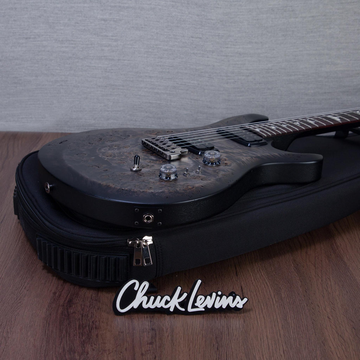 PRS S2 Custom 24-08 Poplar Burl Electric Guitar - Charcoal Burst - #S2089421 - View 9 | MusicMarket