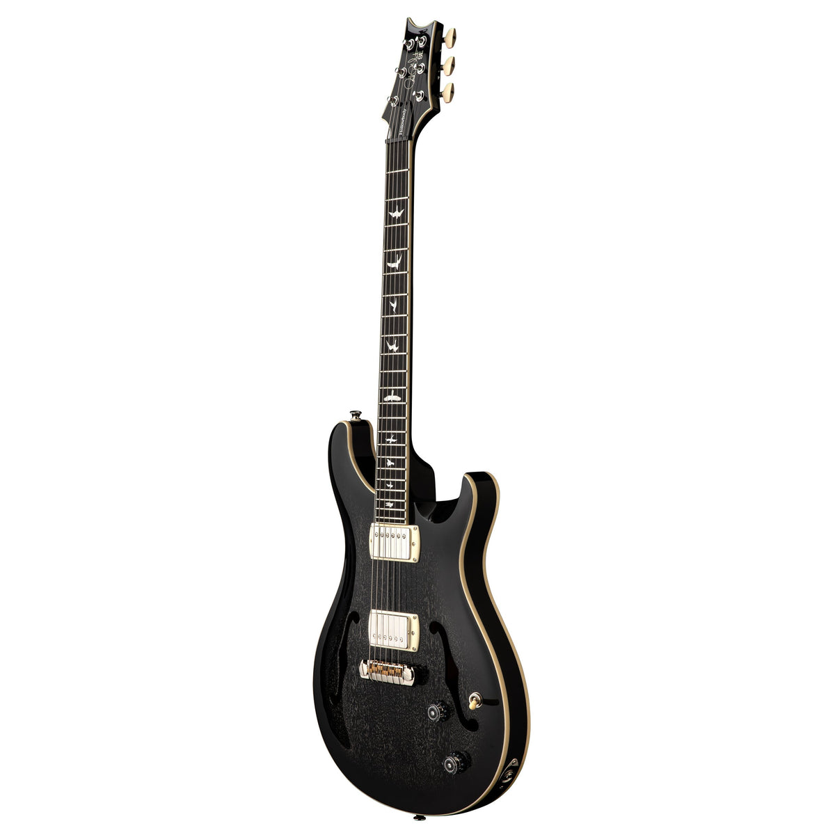 PRS SE Hollowbody Standard Hollowbody Electric Guitar - Dog Hair Smokeburst - View 2 | MusicMarket