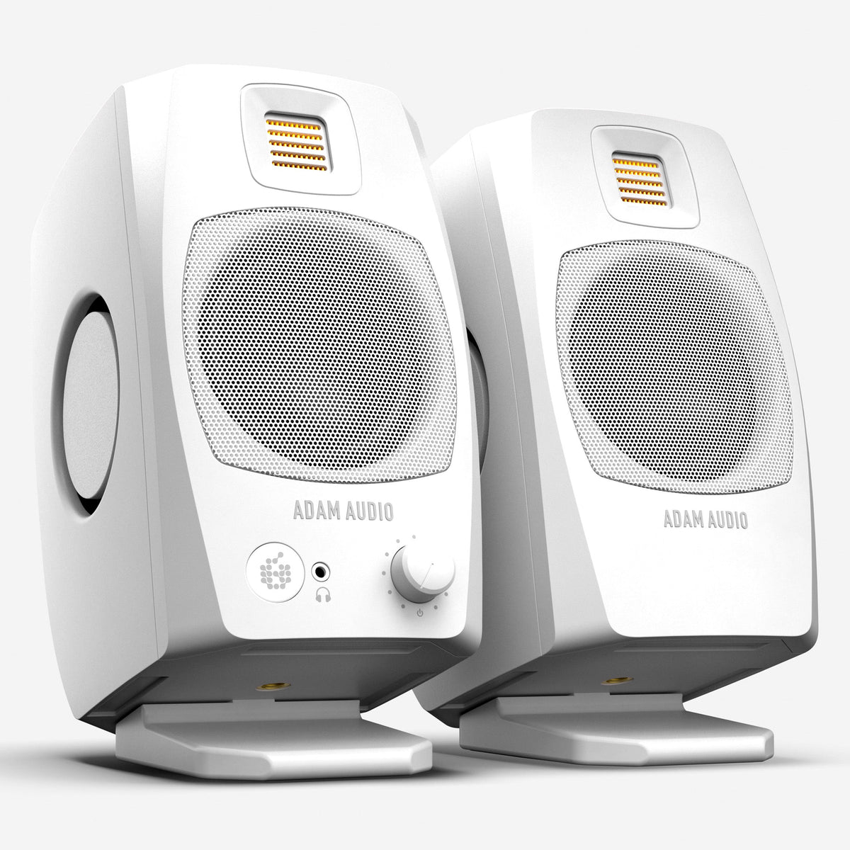 ADAM Audio D3V Desktop Monitors - White Pair - View 4 | MusicMarket