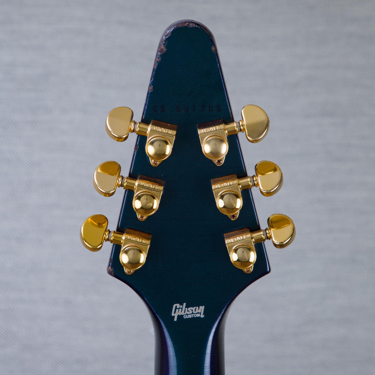 Gibson Custom Shop Murphy Lab Flying V Custom Electric Guitar - Light Aging Full Shift - #CS601306 - View 7 |