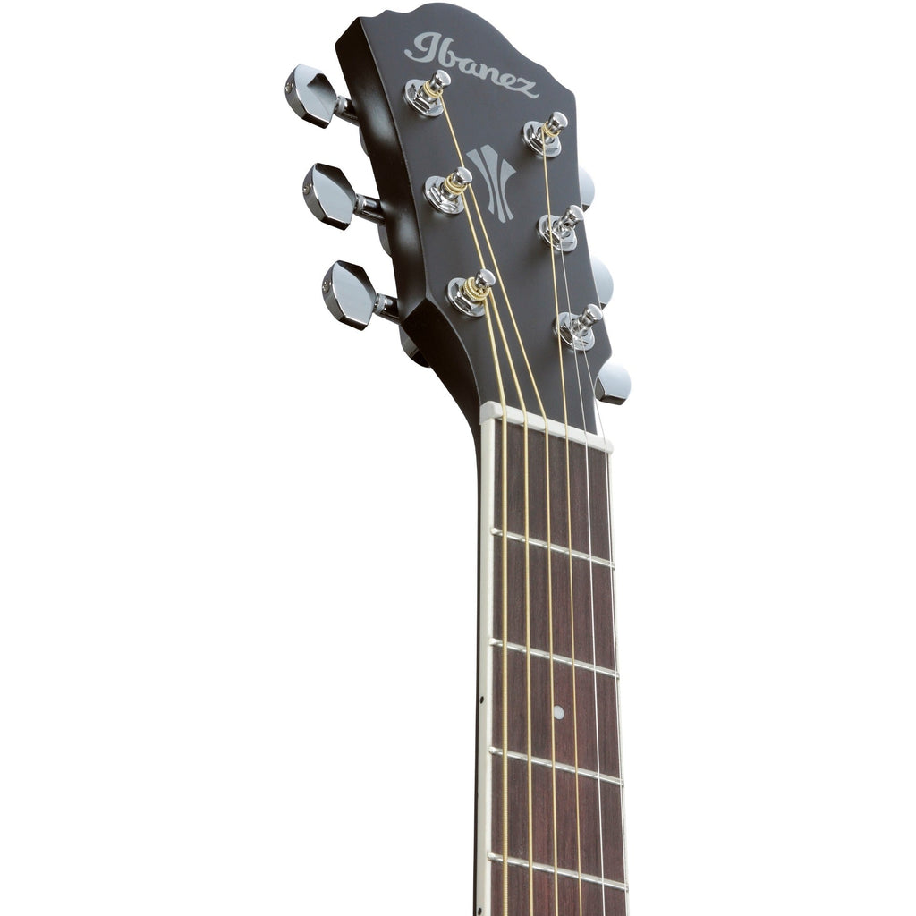 Ibanez AEG7MHWK Acoustic Electric Guitar, Weathered Black Open Pore - View 5 | MusicMarket